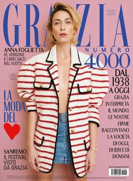 Grazia Italia – 6 Febbraio 2020 Cover