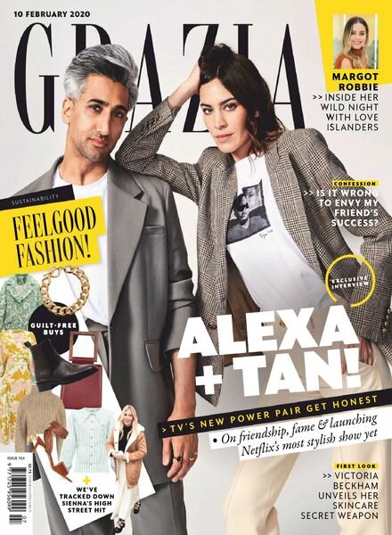 Grazia UK – 10 February 2020 Cover