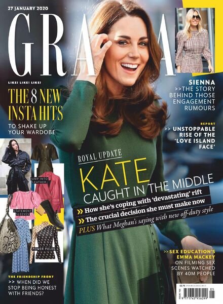 Grazia UK – 27 January 2020 Cover