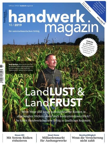 Handwerk Magazin – Oktober 2019 Cover