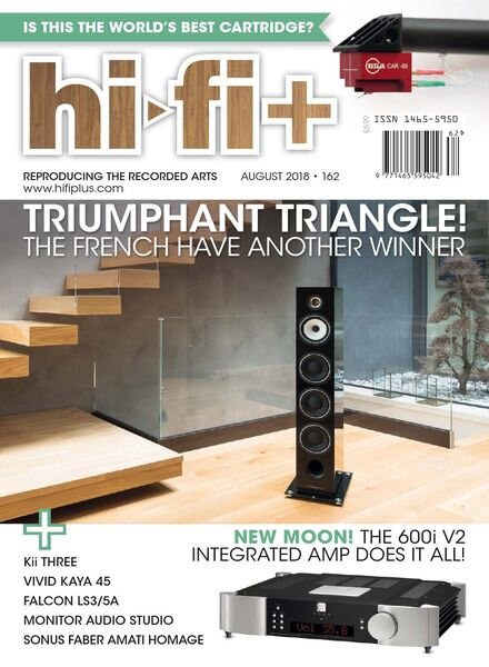Hi-Fi+ – Issue 162 – August 2018 Cover