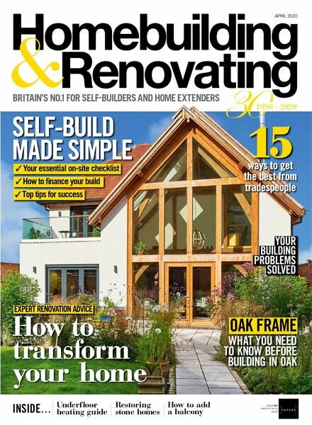 Homebuilding & Renovating – April 2020 Cover