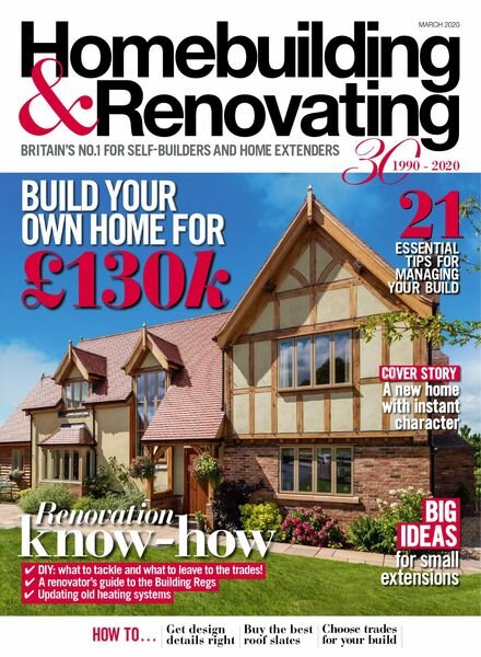 Homebuilding & Renovating – March 2020 Cover