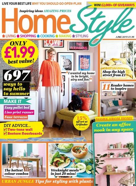 HomeStyle UK – June 2019 Cover