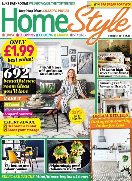 HomeStyle UK – October 2019 Cover