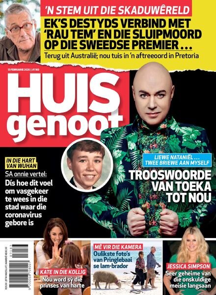 Huisgenoot – 13 Februarie 2020 Cover