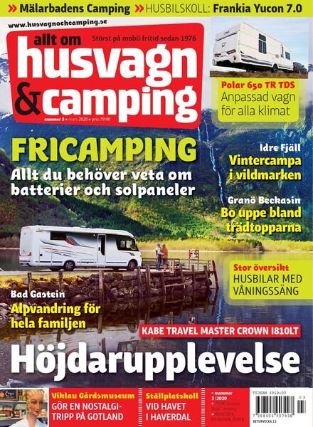 Husvagn & Camping – mars 2020 Cover