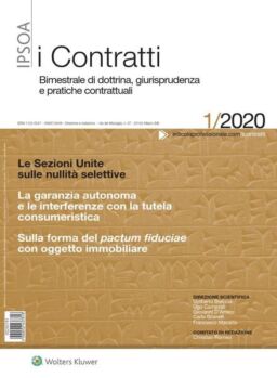 I Contratti – Gennaio 2020