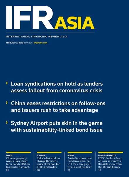 IFR Asia – February 22, 2020 Cover