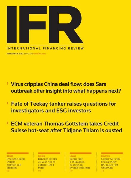 IFR Magazine – February 08, 2020 Cover