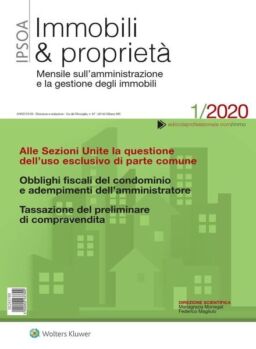 Immobili & proprieta – Gennaio 2020