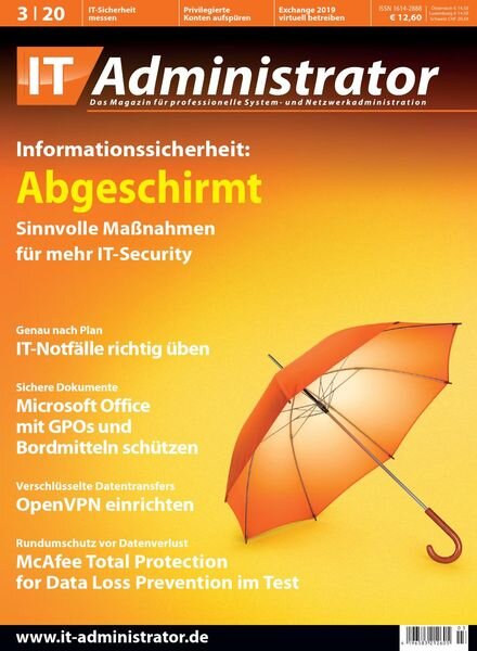 IT-Administrator – Marz 2020 Cover