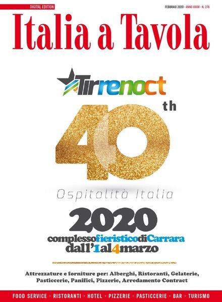 Italia a Tavola – Febbraio 2020 Cover
