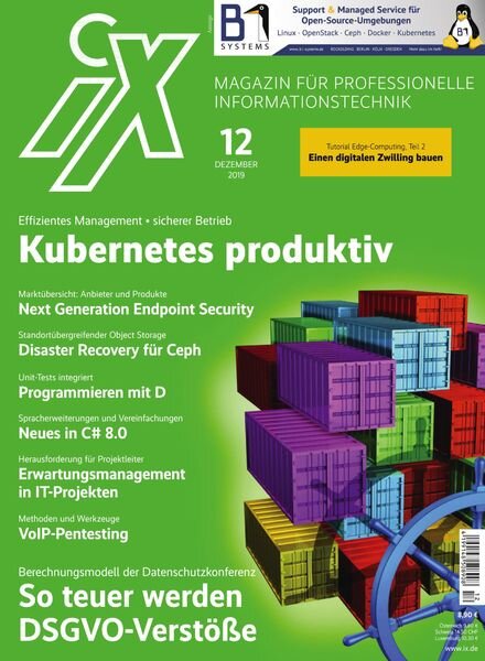 iX Magazin – Dezember 2019 Cover