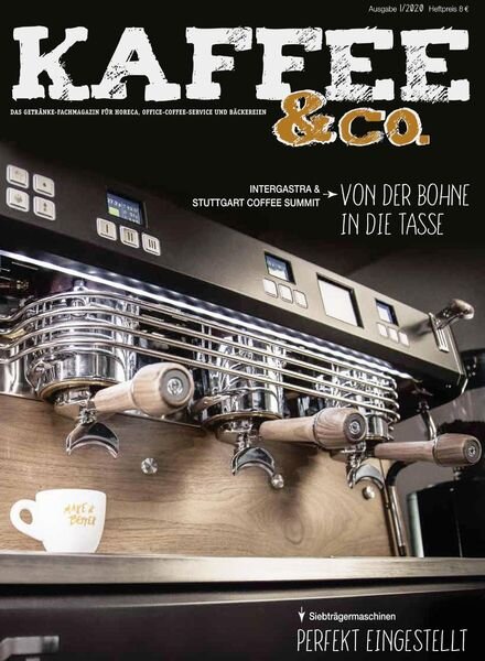Kaffee & Co – Nr.1, 2020 Cover