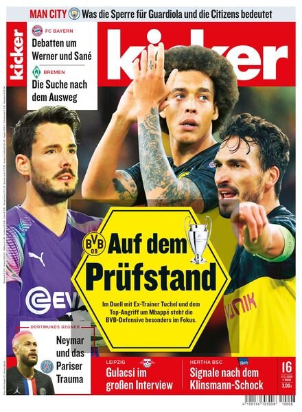 Kicker – 17 Februar 2020 Cover