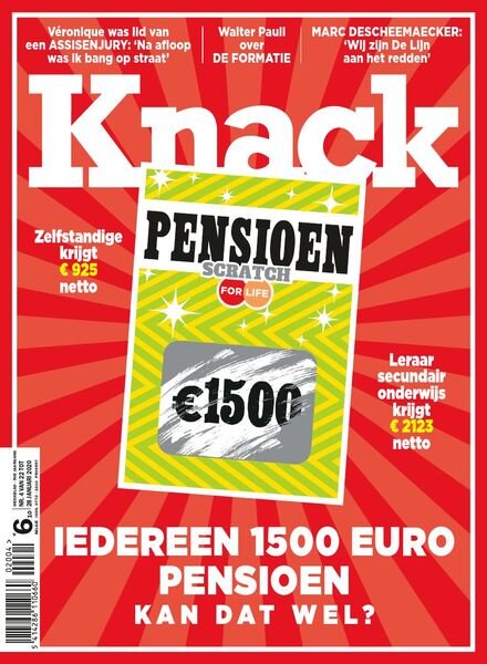 Knack Belgium – 22 Januari 2020 Cover