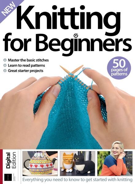 Knitting for Beginners 14th Edition – November 2019 Cover
