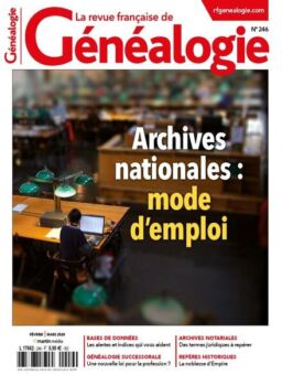 La Revue Francaise de Genealogie – Fevrier-Mars 2020