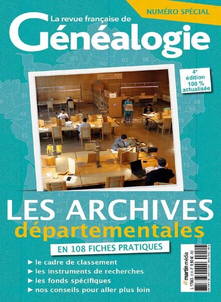 La Revue Francaise de Genealogie – Hors-Serie – N 51, 2019 Cover