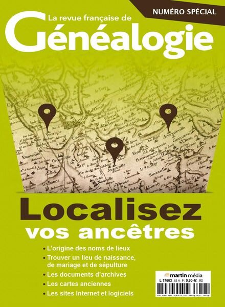 La Revue Francaise de Genealogie – Hors-Serie – N 55, 2020 Cover