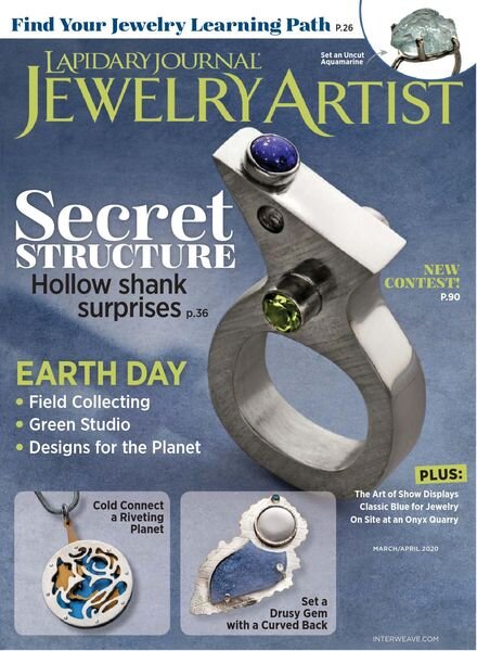 Lapidary Journal Jewelry Artist – March 2020 Cover