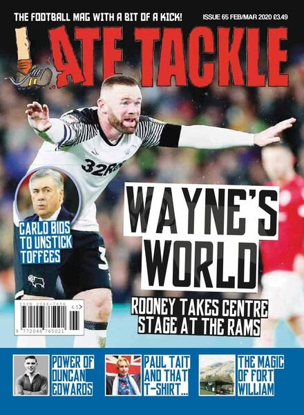 Late Tackle Football – 28 January 2020 Cover