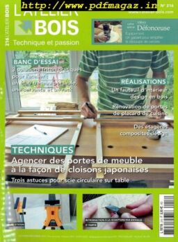 L’Atelier Bois – Octobre-Novembre 2019