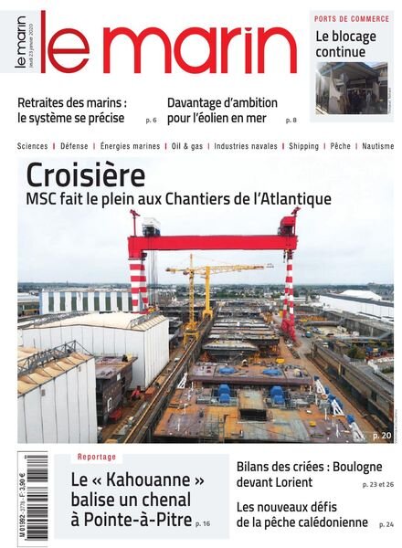 Le Marin – 23 janvier 2020 Cover
