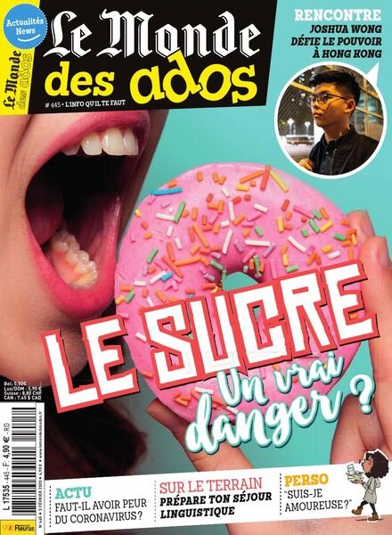 Le Monde des Ados – 05 fevrier 2020 Cover