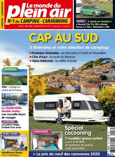 Le Monde du Plein-Air – janvier 2020 Cover