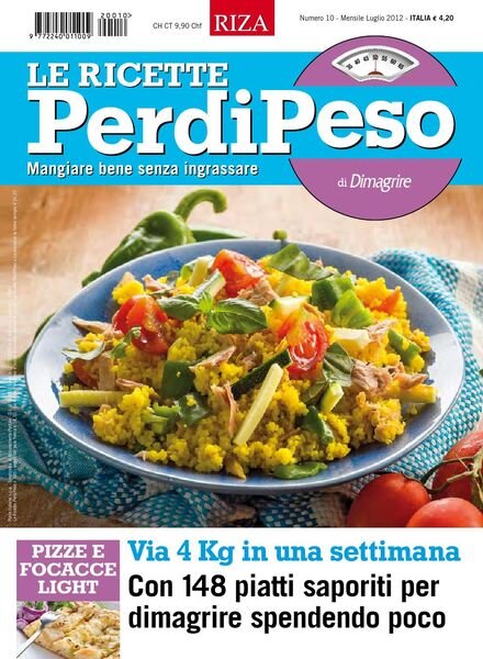 Le Ricette PerdiPeso – Luglio 2012 Cover