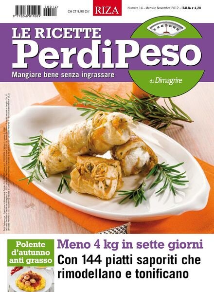 Le Ricette PerdiPeso – Novembre 2012 Cover