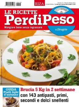 Le Ricette PerdiPeso – Ottobre 2012