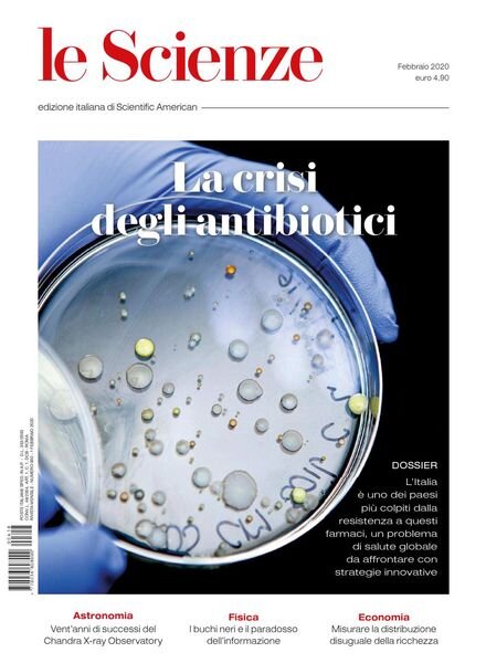 Le Scienze – febbraio 2020 Cover