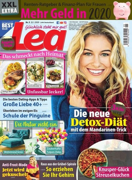 Lea Germany – 22 Januar 2020 Cover