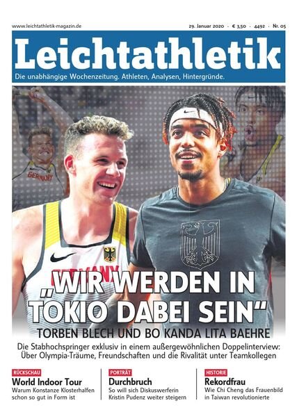 Leichtathletik – 29 Januar 2020 Cover