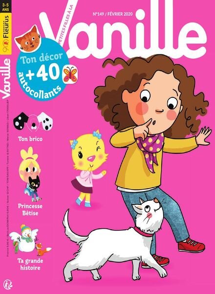 Les P’tites Filles a la Vanille – fevrier 2020 Cover