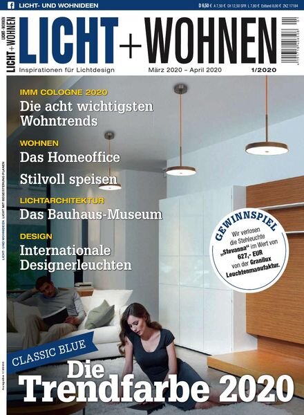 Licht und Wohnen – Marz-April 2020 Cover