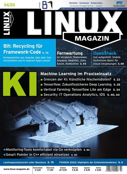 Linux Magazin – April 2020 Cover