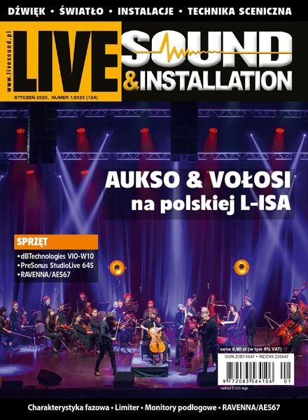 Live Sound & Installation – Styczen 2020 Cover