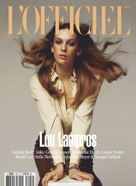 L’Officiel Paris – fevrier 2020 Cover