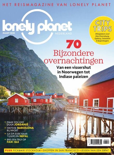 Lonely Planet Traveller Netherlands – maart 2020 Cover