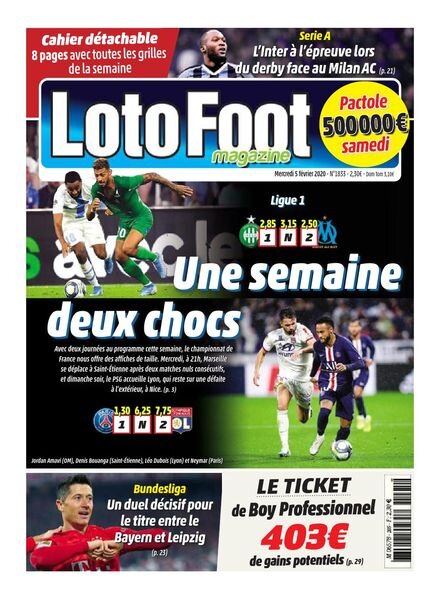 Loto Foot – 05 fevrier 2020 Cover