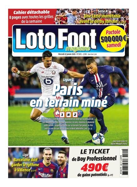Loto Foot – 22 janvier 2020 Cover