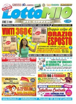 Lottomio del Giovedi – 30 Gennaio 2020