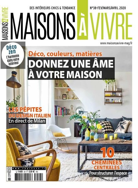 Maisons a Vivre – fevrier 2020 Cover