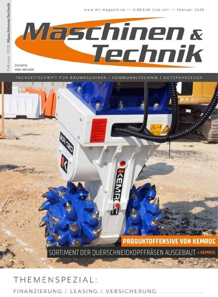 Maschinen & Technik – Februar 2020 Cover