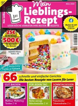 Mein Lieblingsrezept – Marz 2020