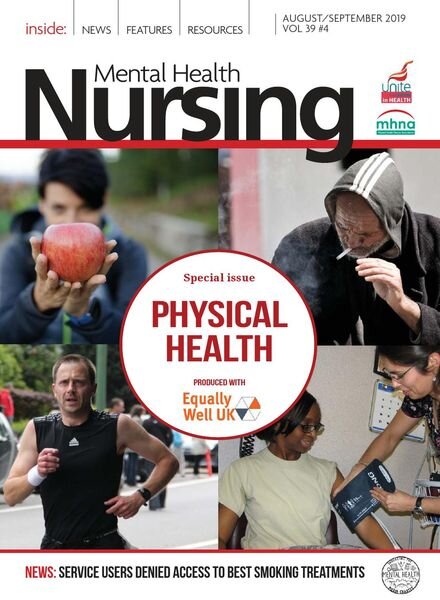 Mental Health Nursing – August-September 2019 Cover